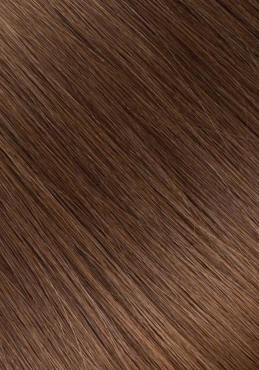 Chocolate Brown #4 Natural Straight(Seamless Clip-In)