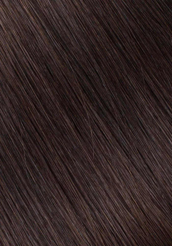 Dark Brown #2 Natural Straight(U-Tip Keratin)