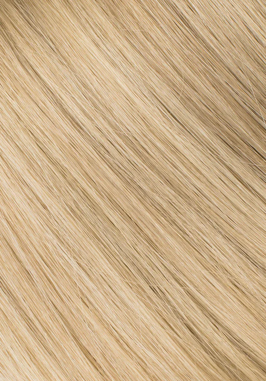 Golden Amber Blonde #18/#6 Highlights Straight(V-Tip Keratin)