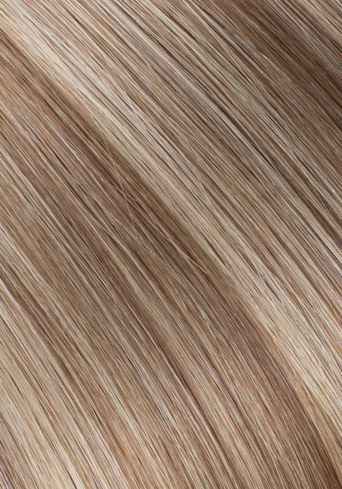 Hot Toffee Blonde #6/#18 Highlights Straight(Clip in Bangs with Strands)