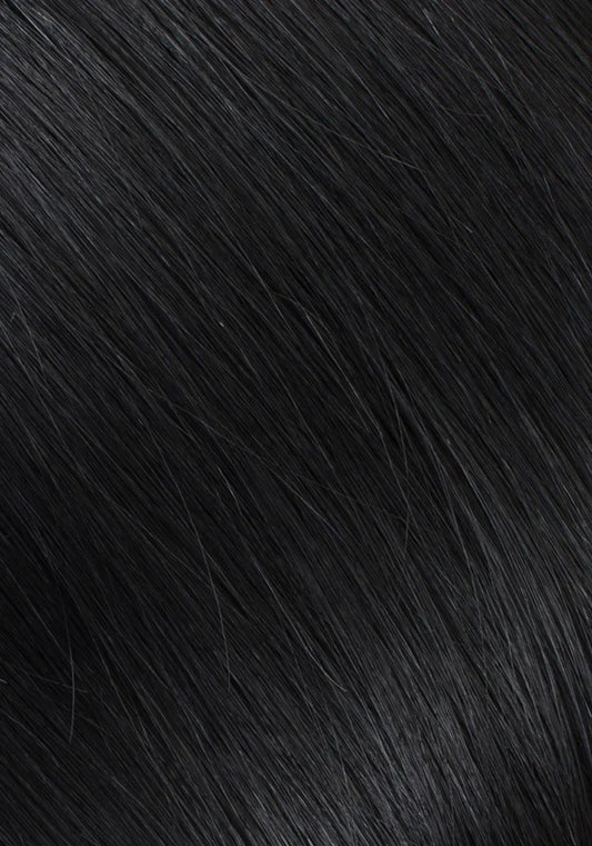 Jet Black #1 Natural Straight(Nano-Tip Keratin)