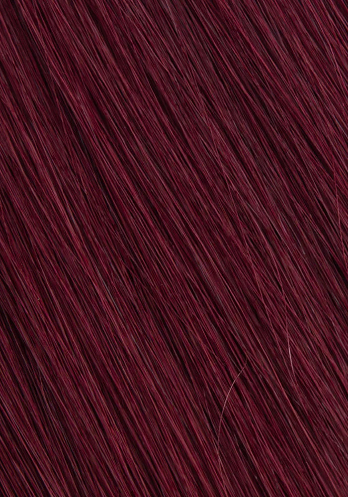 Mulberry Wine #510 Natural Straight(Seamless Clip-In)